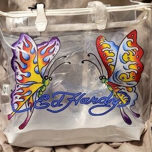 NWT ED HARDY  TOTE BAG